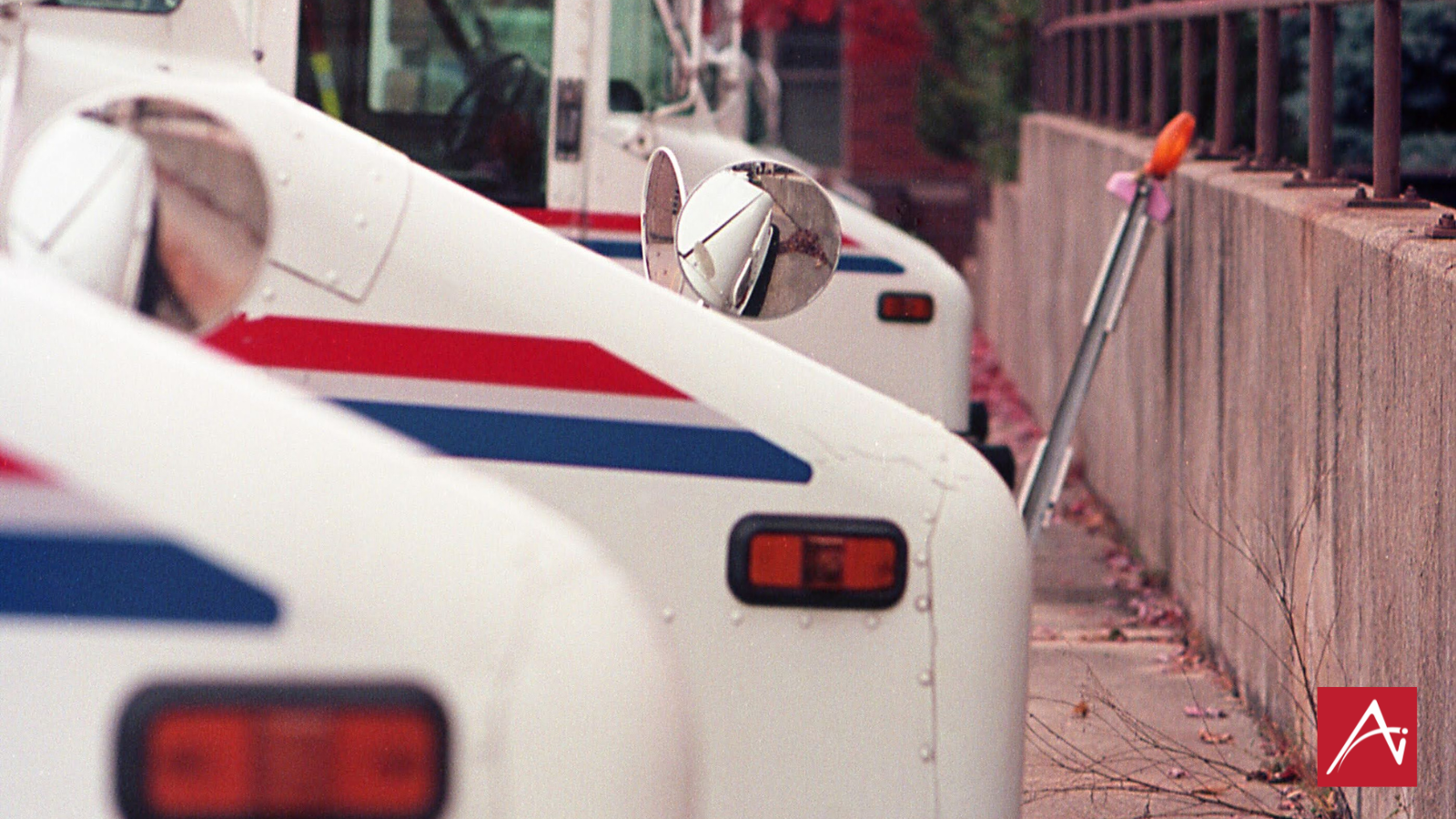 USPS mail trucks